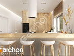 Проект дома ARCHON+ Дом под апельсином 3 визуализация кухни 1 вид 1