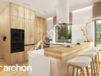 Проект дома ARCHON+ Дом под апельсином 3 визуализация кухни 1 вид 2