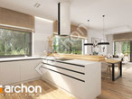 Проект дома ARCHON+ Дом под апельсином 3 визуализация кухни 1 вид 3