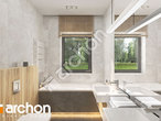 Проект дома ARCHON+ Дом под апельсином 3 визуализация ванной (визуализация 3 вид 2)