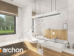 Проект дома ARCHON+ Дом под апельсином 3 визуализация ванной (визуализация 3 вид 3)