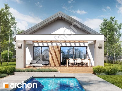 Проект дома ARCHON+ Дом под апельсином 3 