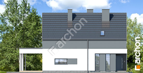 Боковой фасад Дом в малиновках 33