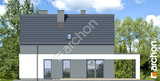 Боковой фасад Дом в малиновках 33