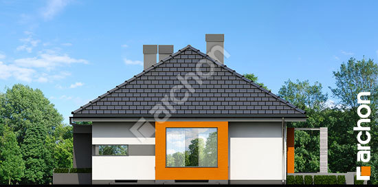 Бочний фасад Будинок під червоною горобиною (ПН) вер. 2