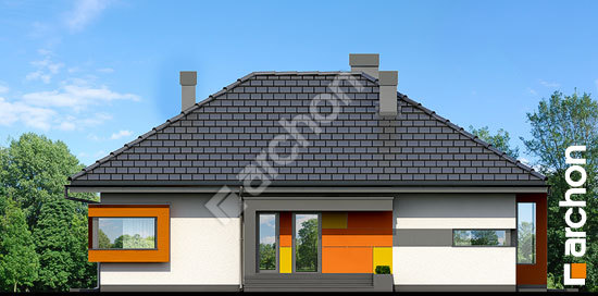 Передній фасад Будинок під червоною горобиною (ПН) вер. 2