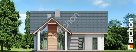 Боковой фасад  Дом в мажанках 2 вер.2