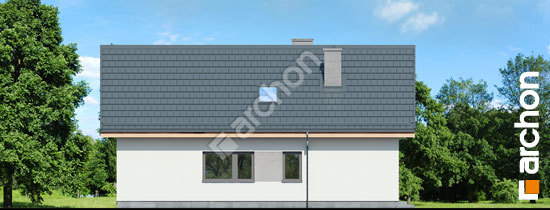 Боковой фасад  Дом в мажанках 2 вер.2