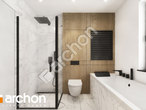 Проект дома ARCHON+  Дом в мажанках 2 вер.2 визуализация ванной (визуализация 3 вид 2)