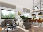 Проект дома ARCHON+  Дом в мажанках 2 вер.2 дневная зона (визуализация 1 вид 2)
