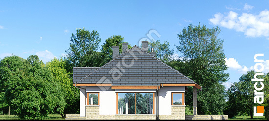 Боковой фасад Дом в гаурах 4 (Н)