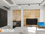 Проект будинку ARCHON+ Будинок в гаурах 4 (Н) денна зона (візуалізація 1 від 4)