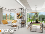 Проект будинку ARCHON+ Будинок в гаурах 4 (Н) денна зона (візуалізація 1 від 5)