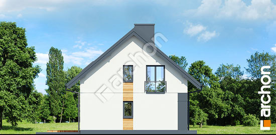 Бочний фасад Будинок в малинівці 14