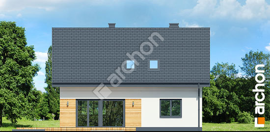 Дворовий фасад Будинок в малинівці 14