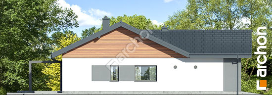 Боковой фасад Дом в жонкилях 3 (Г2Е)