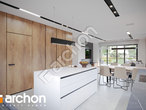 Проект будинку ARCHON+ Будинок в жонкілях 3 (Г2Е) візуалізація кухні 1 від 2