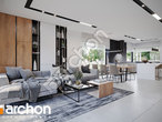 Проект будинку ARCHON+ Будинок в жонкілях 3 (Г2Е) денна зона (візуалізація 1 від 2)