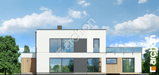 Боковой фасад Дом в аромах 3 (Г2Е)