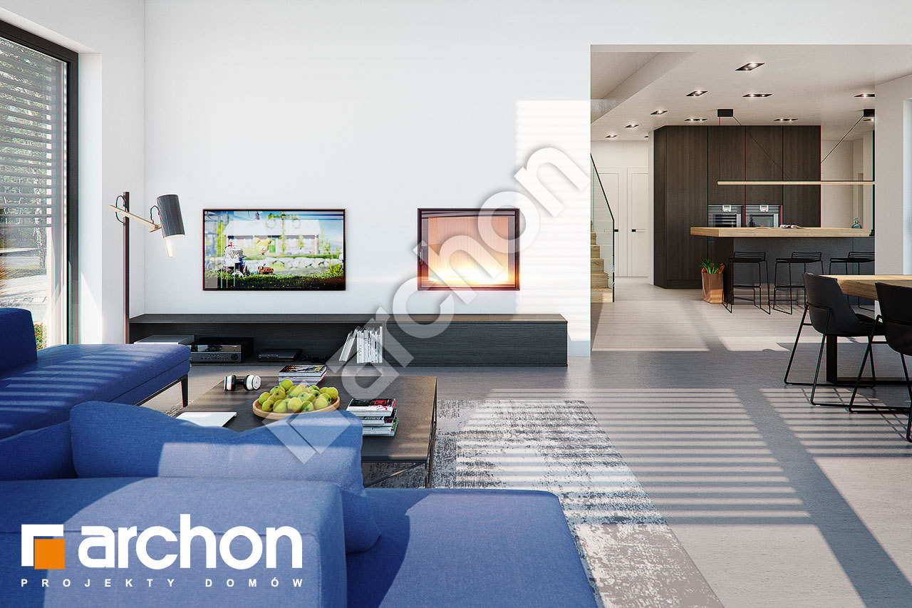 Проект будинку ARCHON+ Будинок в аромах 3 (Г2Е) денна зона (візуалізація 1 від 1)