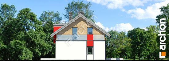 Боковой фасад Дом в лаврах (Г2П)