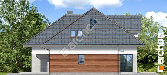 Бочний фасад Будинок в бзах 2 (Г2)