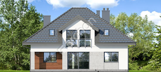 Дворовий фасад Будинок в бзах 2 (Г2)