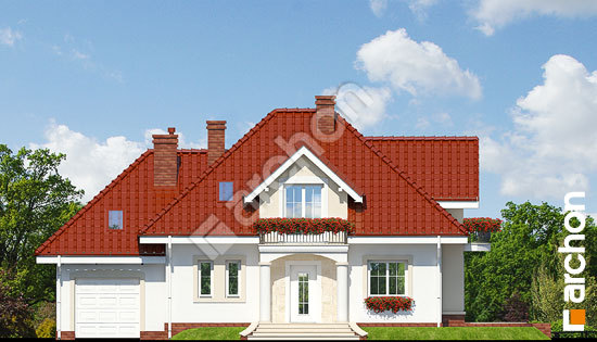 Передній фасад Будинок у вербені вер. 2