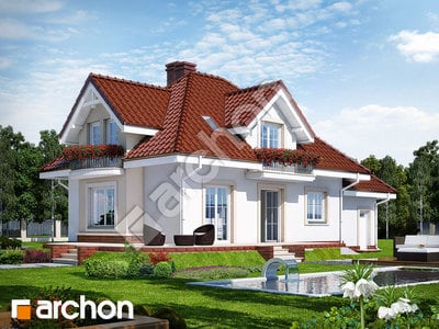 Проект дома ARCHON+ Дом в вербене вер. 2 Вид 2