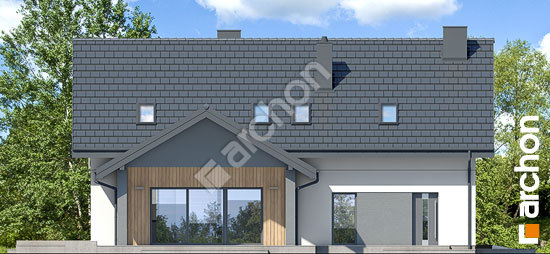 Боковой фасад Дом в аурорах 16 (Г2)