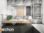 Проект будинку ARCHON+ Будинок в навлоціях 2 (Г2) візуалізація ванни (візуалізація 3 від 1)