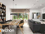 Проект будинку ARCHON+ Будинок в навлоціях 2 (Г2) денна зона (візуалізація 1 від 5)