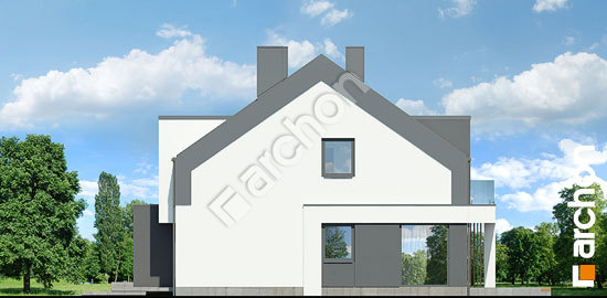 Боковой фасад Дом в клематисах 27 (Б)