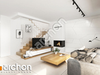 Проект будинку ARCHON+ Будинок у клематисах 27 (Б) денна зона (візуалізація 1 від 2)