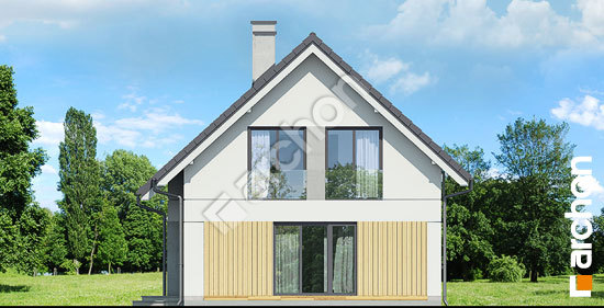 Бочний фасад Будинок в хлорофітумі (ГНТ) вер. 2