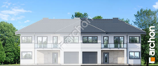 Передній фасад Вілла Констанція (Б)