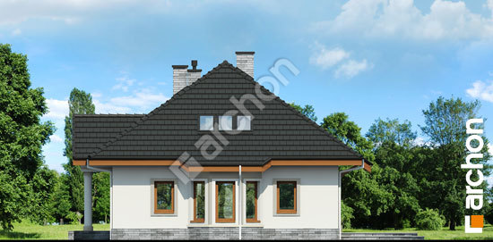 Боковой фасад Дом под красной рябиной 5 вер.2