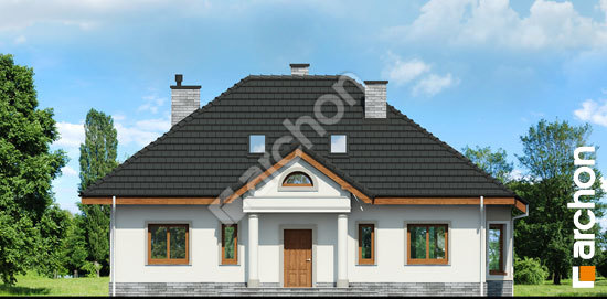 Передний фасад Дом под красной рябиной 5 вер.2