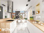 Проект будинку ARCHON+ Будинок в первоцвітах 2 (Г2П) візуалізація кухні 1 від 2