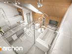 Проект будинку ARCHON+ Будинок в первоцвітах 2 (Г2П) візуалізація ванни (візуалізація 3 від 2)