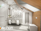 Проект будинку ARCHON+ Будинок в первоцвітах 2 (Г2П) візуалізація ванни (візуалізація 3 від 3)