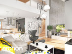 Проект будинку ARCHON+ Будинок в первоцвітах 2 (Г2П) денна зона (візуалізація 1 від 2)