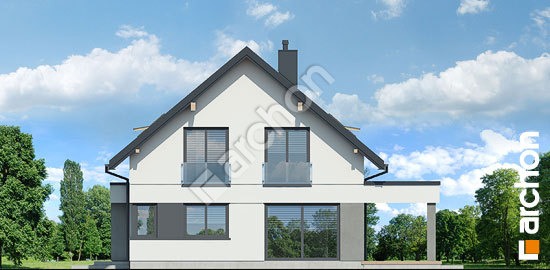 Бочний фасад Будинок під персиками (Г2Е)