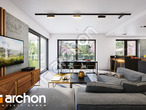 Проект дома ARCHON+ Дом под персиками (Г2Е) дневная зона (визуализация 2 вид 2)
