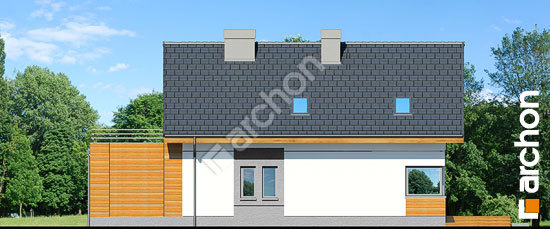 Дворовой фасад Дом в журавках 6