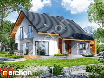 Проект дома ARCHON+ Дом в журавках 6 