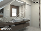 Проект дома ARCHON+ Дом под вербой (Т) визуализация ванной (визуализация 1 вид 2)