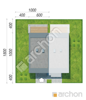 Проект дома ARCHON+ ДОМ В ТУНБЕРГИЯХ 4 (Б) Ситуація