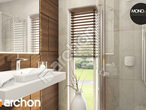 Проект дома ARCHON+ Дом в аурорах визуализация ванной (визуализация 3 вид 5)