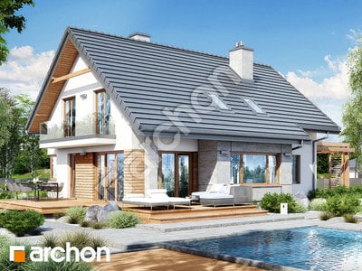 Проєкт будинку ARCHON+ Будинок в аурорах 